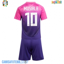 Camisa de time de futebol Alemanha Jamal Musiala #10 Replicas 2º Equipamento Infantil Europeu 2024 Manga Curta (+ Calças curtas)